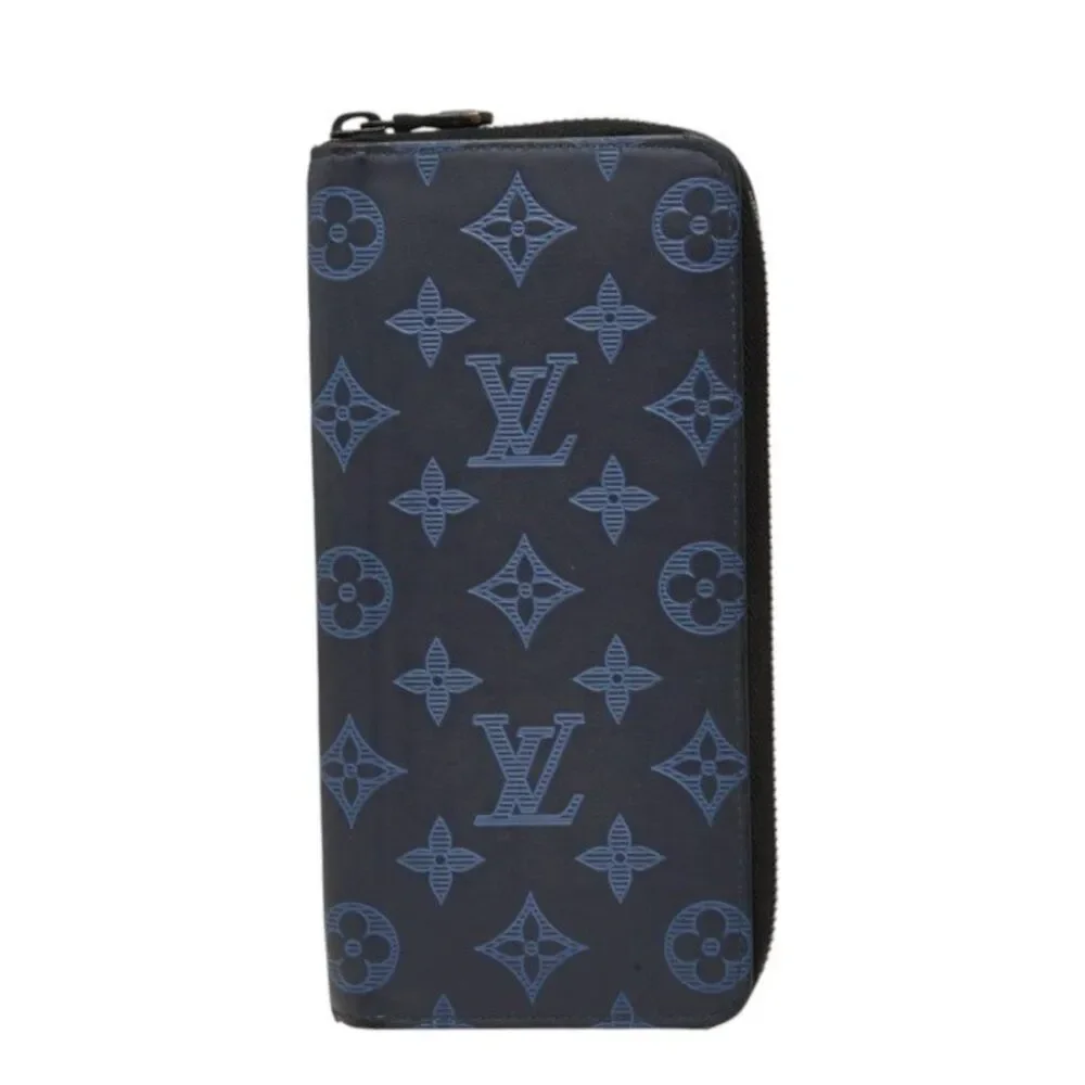 Louis Vuitton Monogram Shadow Zippy Vertical Long Wallet